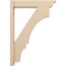 Ekena Millwork 6-in W x 28-in D x 40-in H Balboa Trad Rough Cedar Woodgrain TimberThane Outlooker, Primed Tan OUTUR060X28X40BOA04RCPR - alternate 6